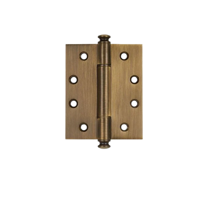 Mantara Varen Hinge HNG-008 is a modern brass hinge in brushed bronze, black, or gold finish for furniture.