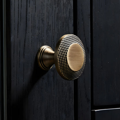 Narel Knob and Handle B-0146 brass cabinet knob &amp; handle, bronze brushed finish, sizes 32mm 150mm 180mm, suitable for kitchen drawers &amp; wardrobe units by Mantara