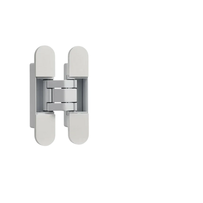 Mantara Prisma Hinge  HNG-006 is a modern brass hinge in brushed finish, ideal for cabinets, drawers, and furniture.