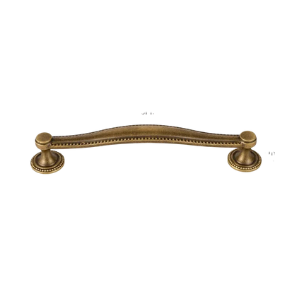 B-0139 solid brass cabinet knob &amp; pull handle, bronze brushed finish, sizes 30mm 100mm 124mm 158mm 190mm, for kitchen drawers &amp; wardrobes by Mantara