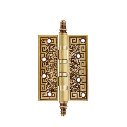 Sovrin Hinge HNG-003 brass hinge for cabinets, brushed finish, sizes 100mm 127mm, in coffee black &amp; red gold, suitable for drawers &amp; furniture by Mantara