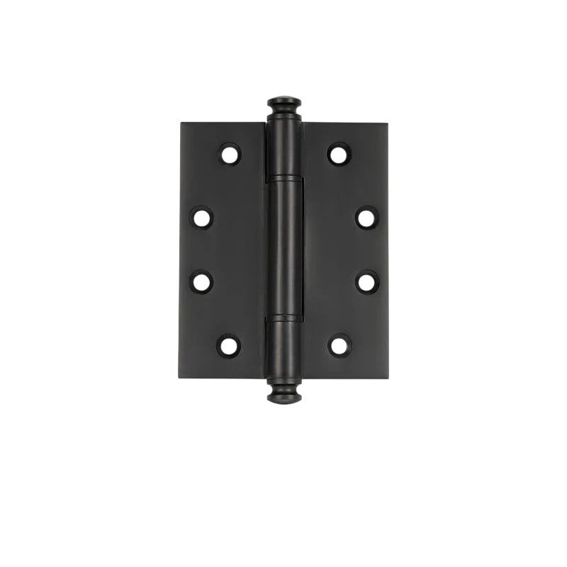 Mantara Varen Hinge HNG-008 is a modern brass hinge in brushed bronze, black, or gold finish for furniture.