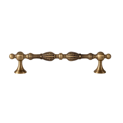 Tarin Handle B-0162 modern brass cabinet handle set, bronze brushed finish, multiple sizes 67mm to 200mm, ideal for kitchen drawers &amp; wardrobes by Mantara