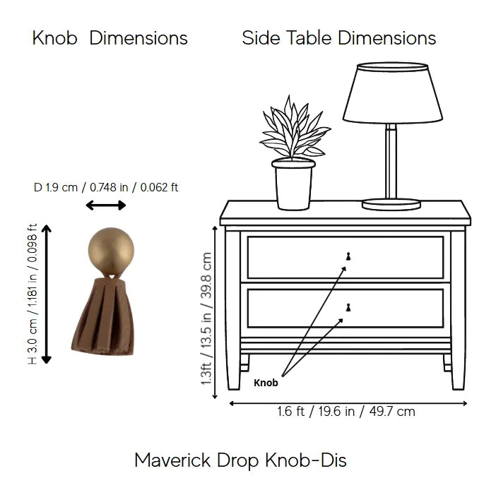 Maverick Drop Knob-Dis