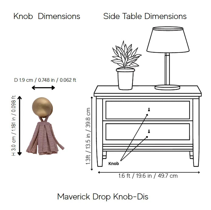 Maverick Drop Knob-Dis
