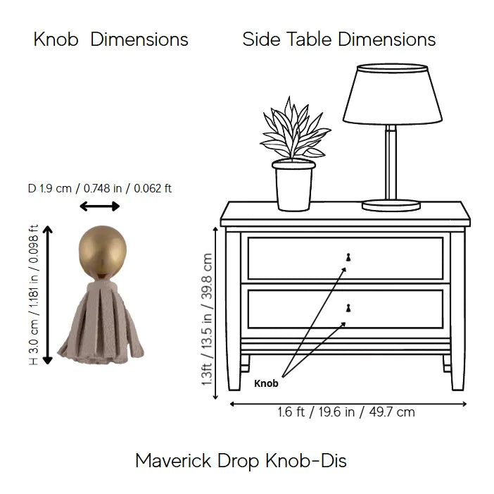 Maverick Drop Knob-Dis