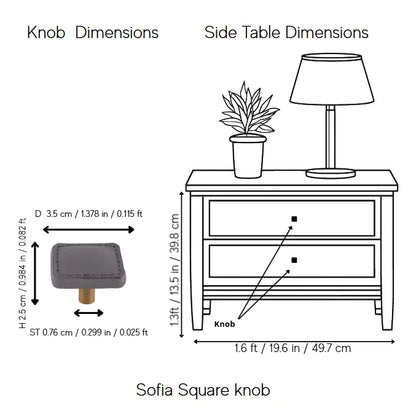 Sofia Square knob
