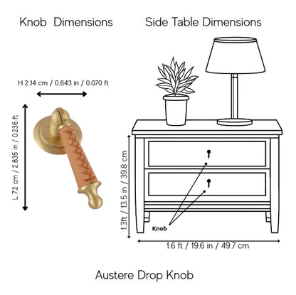 Austere Drop Knob