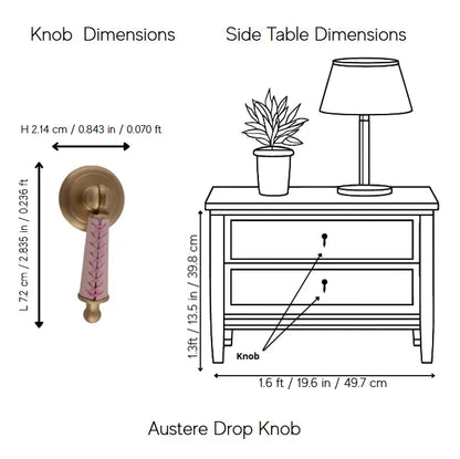 Austere Drop Knob