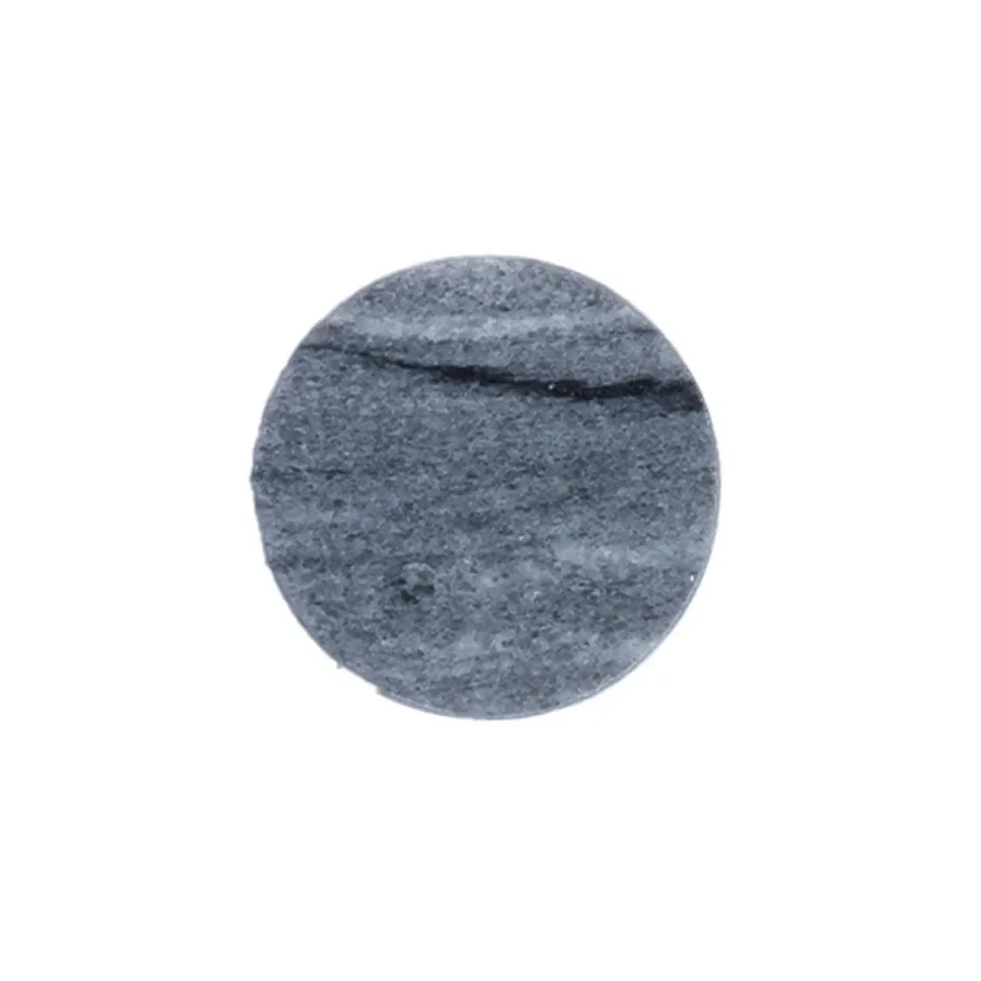 The Mantara M-0001 Theo Knob is a modern marble and brass knob in Grey, ideal for doors, drawers, and cabinets.