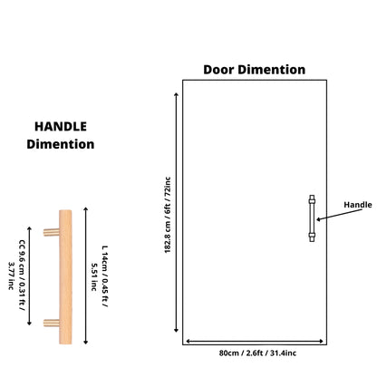Mantara Madera Handle W-0052 is a modern beech wood handle, ideal for kitchen drawers, dresser drawers.