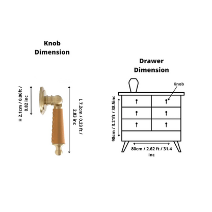 Austere Drop Knob