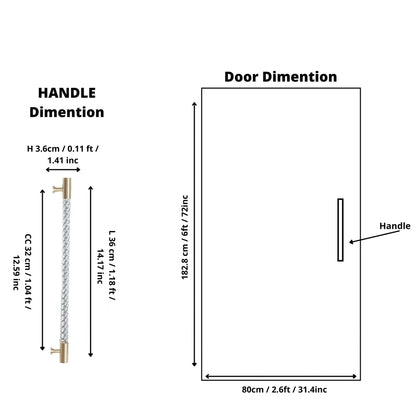 The Mantara A-0012 Helix Handle is a modern white brass and acrylic handle with polished + brushed stem, ideal for doors, cabinets, and wardrobes.