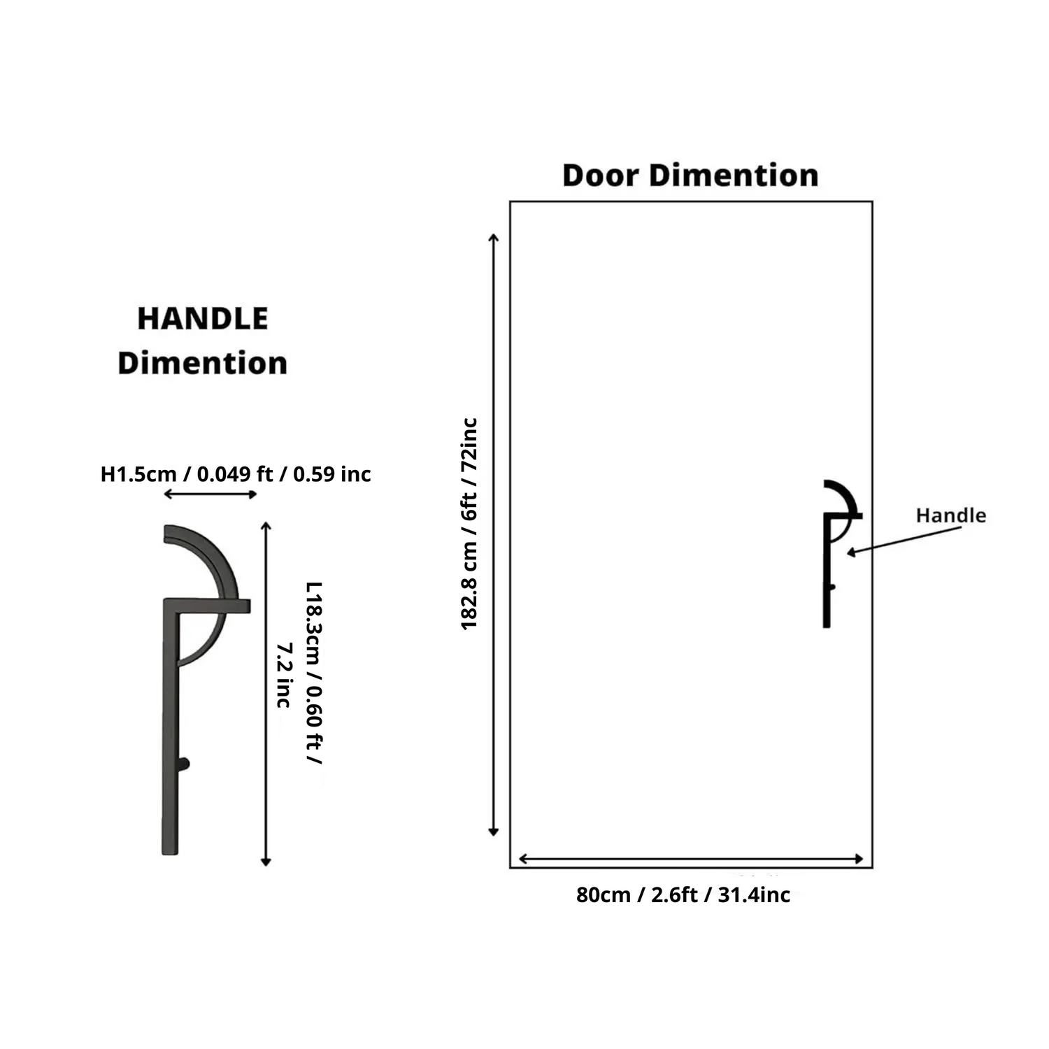 Contour Handle-Pair