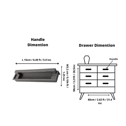 Concealed Slender Handle
