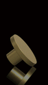 Mantara Regal Gold Knob B-0004 in brass, brushed finish, gold Ideal for furniture, cabinets, and doors.