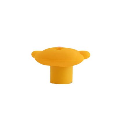 Mantara Max Knob S-0002 is a modern zinc alloy &amp; silicone knob in yellow,Green,Grey,Pink ideal for all types of drawers.