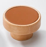 Mantara Birchwood Knob W-0040 is a modern wood knob in beech ideal for kitchen or dresser drawers.