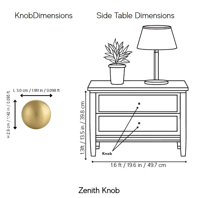 Zenith Knob
