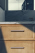 Adele Handle is a modern aluminum handle in black and grey | buy handles | buy door hardware online, Mantara AL-0016 
