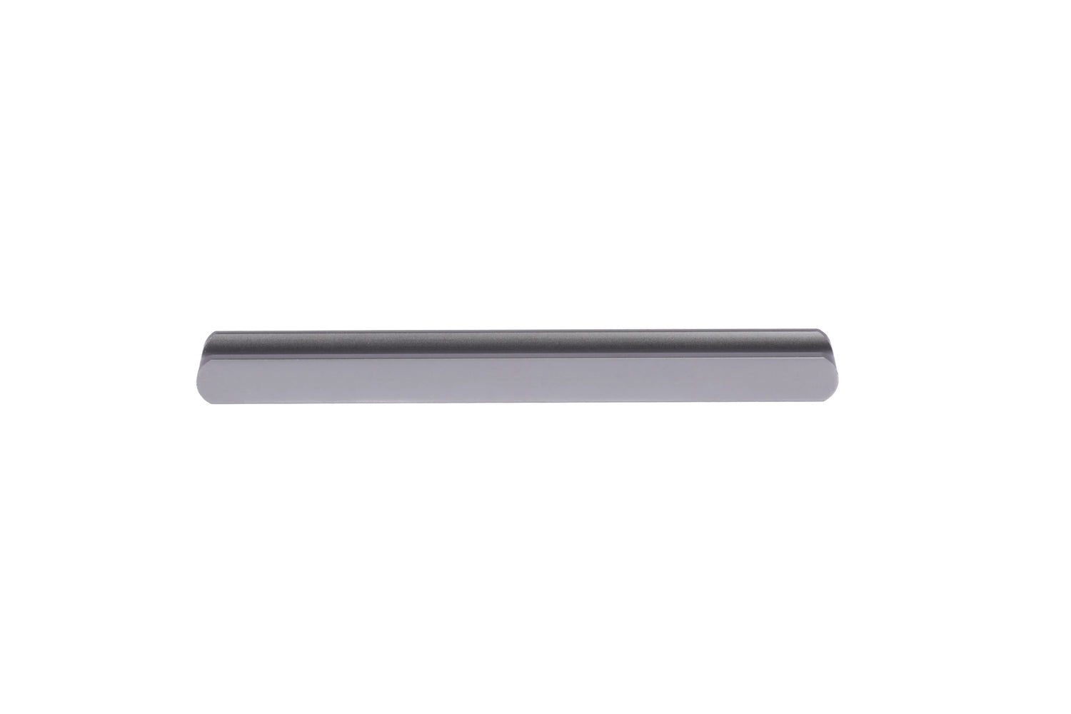 Adele handle AL-0016, grey aluminum, L115mm CC96mm, brushed finish, for kitchen drawers by Mantara