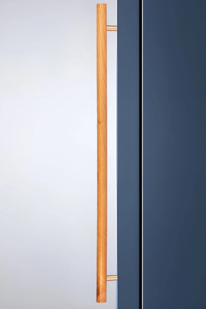 Mantara Alder Handle W-0023 is a modern wooden handle in brushed beech finish, ideal for kitchen drawers and dresser drawers.