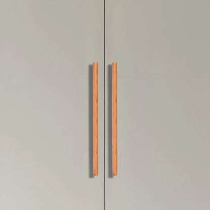Mantara Alder Handle W-0023 is a modern wooden handle in brushed beech finish, ideal for kitchen drawers and dresser drawers.