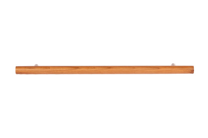 Mantara Alder Handle W-0023 is a modern wooden handle in brushed beech finish, ideal for kitchen drawers and dresser drawers.