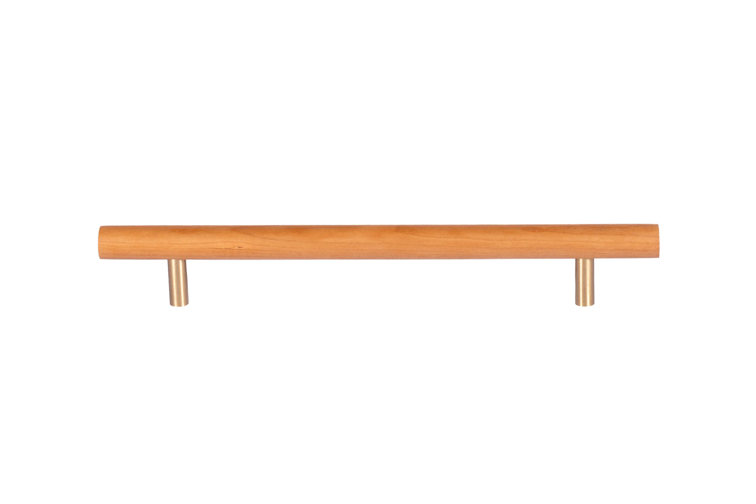 Mantara Alder Handle W-0023 is a modern wooden handle in brushed beech finish, ideal for kitchen drawers and dresser drawers.