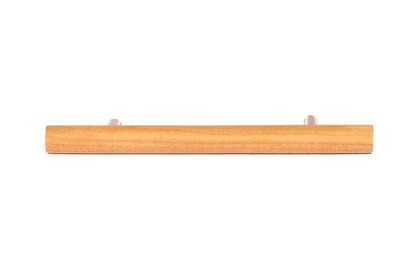 Mantara Alder Handle W-0023 is a modern wooden handle in brushed beech finish, ideal for kitchen drawers and dresser drawers.