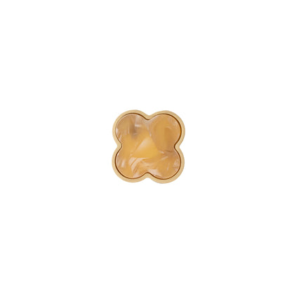  A-0006/ Alhambra-knob/ Drawer knobs / Brass Acrylic/ MANTARA