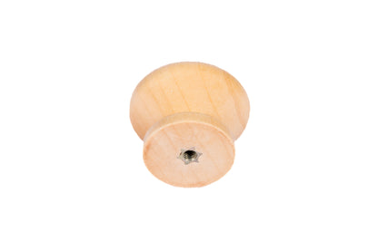 Mantara Alvara Knob W-0044 is a modern beech wood knob, ideal for kitchen drawers, dresser drawers.