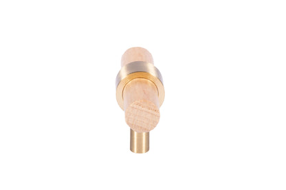Mantara Aranya Handle W-0053 is a modern beech wood Tbar, ideal for kitchen drawers, dresser drawers.
