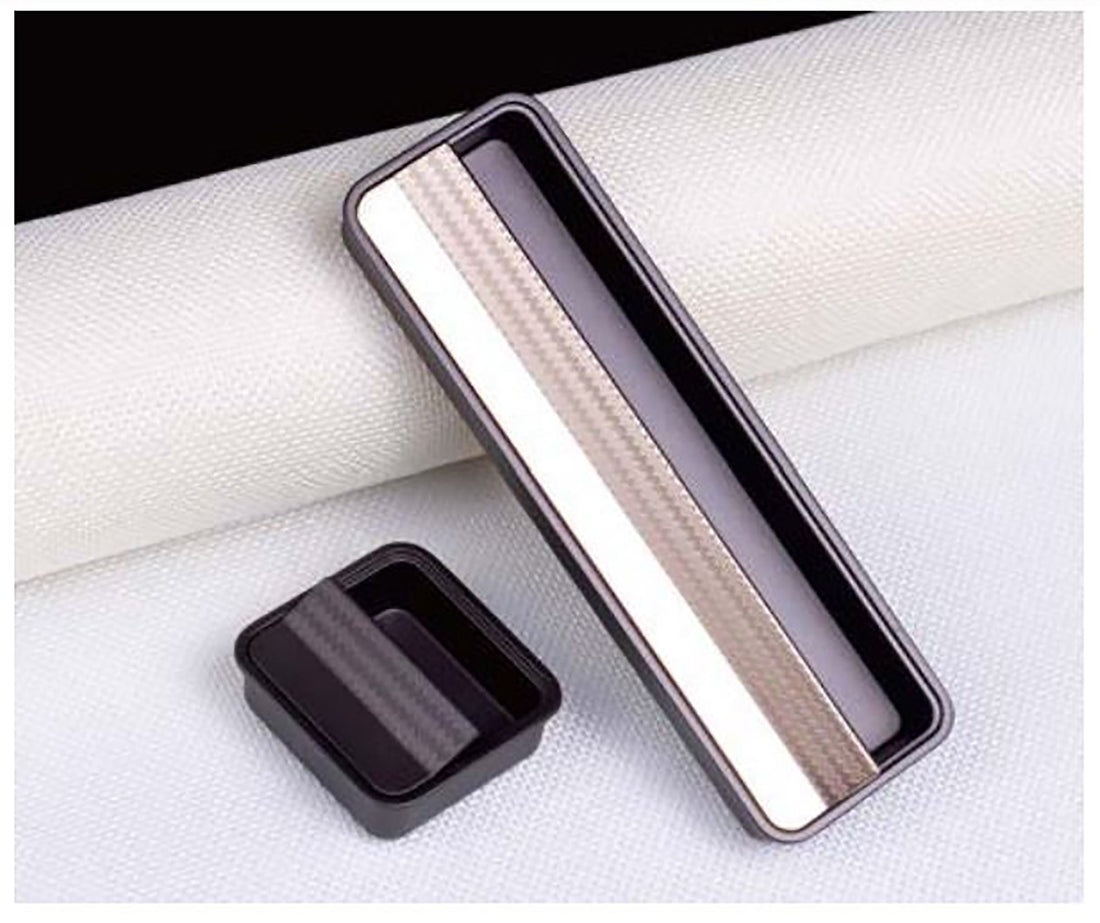 Mantara Arcane Handle Z-0015 is a modern zinc alloy handle in brushed black, grey, and gold finish, ideal for kitchen drawers, dresser drawers.