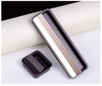 Mantara Arcane Handle Z-0015 is a modern zinc alloy handle in brushed black, grey, and gold finish, ideal for kitchen drawers, dresser drawers.