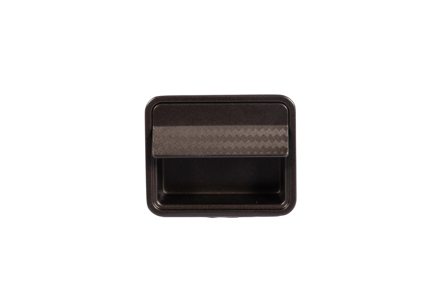 Mantara Arcane Handle Z-0015 is a modern zinc alloy handle in brushed grey finish, ideal for kitchen drawers, dresser drawers.