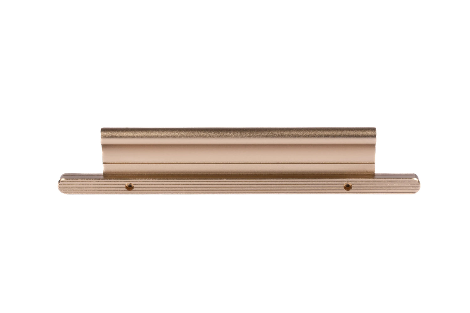 Mantara Ardent Handle Z-0023 is a modern zinc alloy handle in brushed gold finish, ideal for kitchen drawers, dresser drawers.