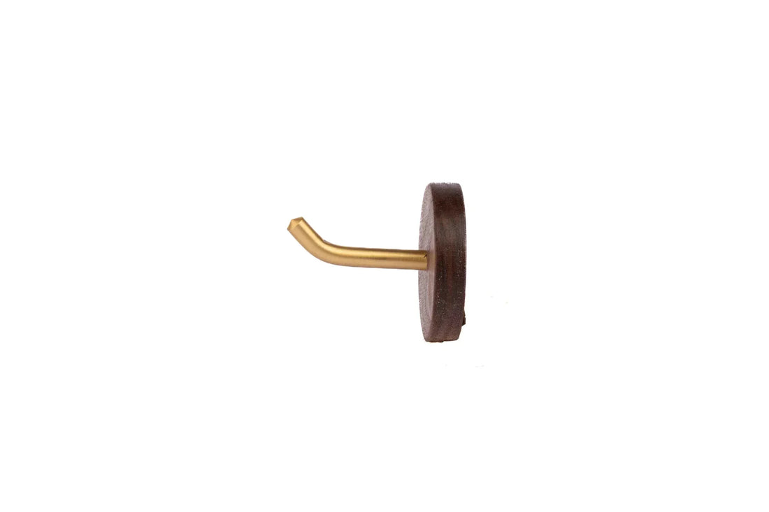 wooden wall hook, natural finish, Mantara Wooden Hook, W-0026 for wall hook, bathroom hook, hanger, kitchen hook by Mantara.