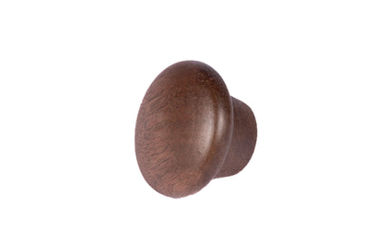 Mantara Aspen Knob  W-0038 is a modern walnut wooden knob in brushed finish, ideal for kitchen and dresser drawers.

