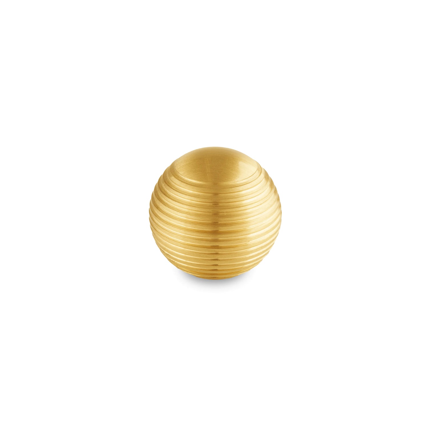 Astral knob B-0002, gold brass, Dia30mm, brushed finish, for cupboards &amp; furniture by Mantara