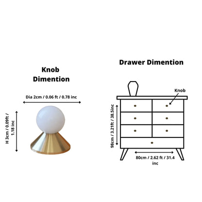 Crystal and brass round cabinet knob in green finish by Mantara, model Astro Knob with  C-0021.