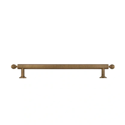 Aureate Handle B-0122 modern brass knob with handle, brushed bronze finish, sizes 55mm–380mm, for kitchen drawers &amp; wardrobe shutters by Mantara