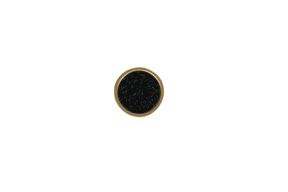 Mantara Auris Handle Z-0019 is a modern zinc alloy and acrylic knob in brushed gold finish, ideal for kitchen drawers, dresser drawers.