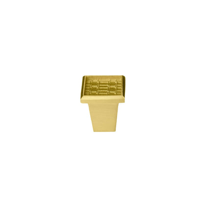 Brass small knob in gold finish by Mantara. ideal as a brass knob or jewel knob. B-0010
