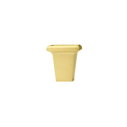 Brass small knob in gold finish by Mantara. ideal as a brass knob or jewel knob. B-0010