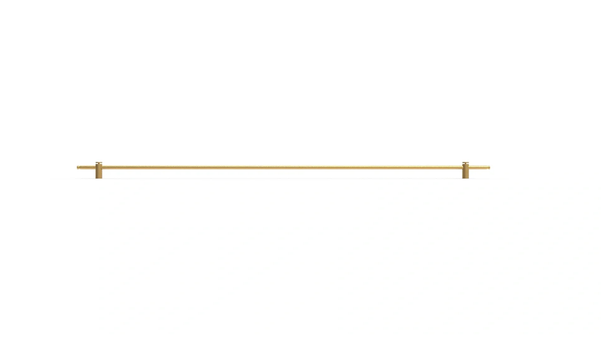 Mantara Marula Handle SKU B-0081 is a modern solid brass handle in polished gold for wardrobes and cabinets.