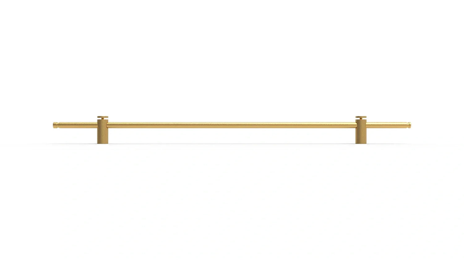 Mantara Marula Handle SKU B-0081 is a modern solid brass handle in polished gold for wardrobes and cabinets.