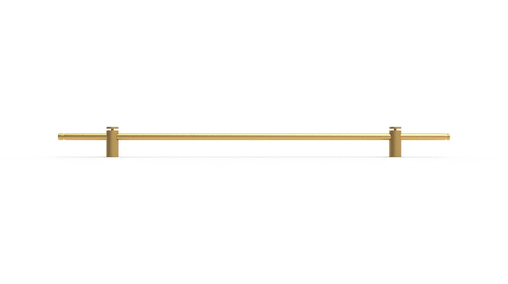 Mantara Marula Handle SKU B-0081 is a modern solid brass handle in polished gold for wardrobes and cabinets.