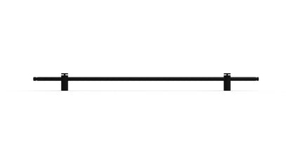 Mantara Marula Handle SKU B-0081 is a modern solid brass handle in polished black for wardrobes and cabinets.