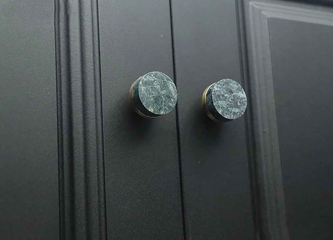 Bianco knob / door knob / marble/ Green / MANTARA